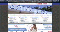 Desktop Screenshot of optima-medycyna.eu